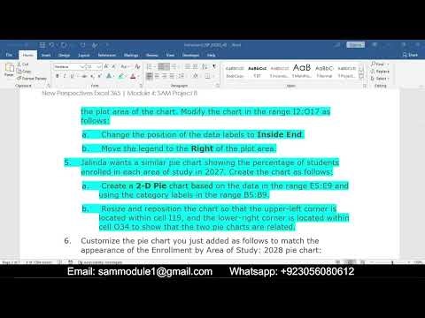 New Perspectives Excel 365 | Module 4: SAM Project B | Pacific Crest College