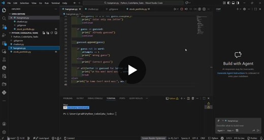#python #codealpha #internship #programming #projects #learningbydoing | Pradhan kumar