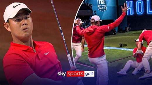TGL: Tom Kim sinks outrageous hole-in-one sending Jupiter Links team-mates into a frenzy!