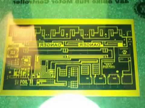 Making a PCB-Printed Circuit Board-DIY-PART I-Exposure & Developing