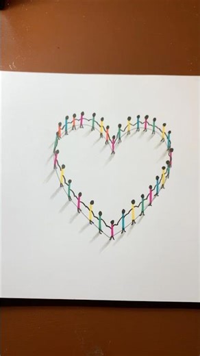 Dibujen un corazón ❤️ #arte #dibujo