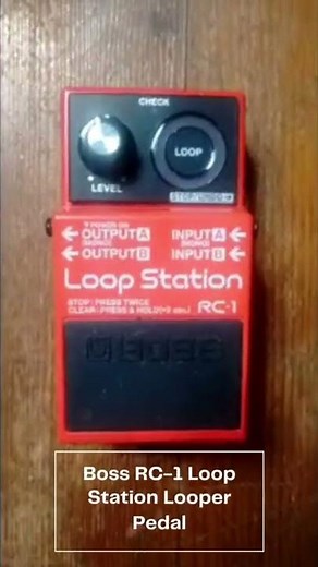Boss RC-1 Loop Station Looper Pedal