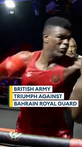 And they came back swinging🥊 Army boxing team reclaim the crown in a hard-hitting 4-2 triumph🏆 Read all the action here⬇️🔗 https://www.forcesnews.com/sport/boxing/british-army-boxers-reign-supreme-following-victory-over-bahrain-royal-guard | Forces News