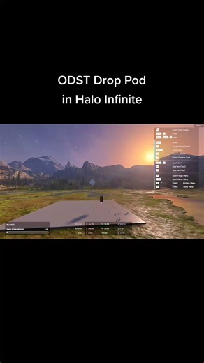 Custom ODST Drop Pod in Halo Infinite Forge