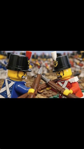 Attack of the imperial guard #historyanimation #legostopmotion #lego #waterloo