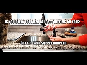Is You Delta Touch20 Faucet Quitting On You & Burning Through Batteries? Get A Power Supply Adapter.