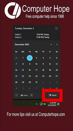 🔔Instantly Open Notifications: Win + N #computerhope tech #windows #windowstips #techshorts