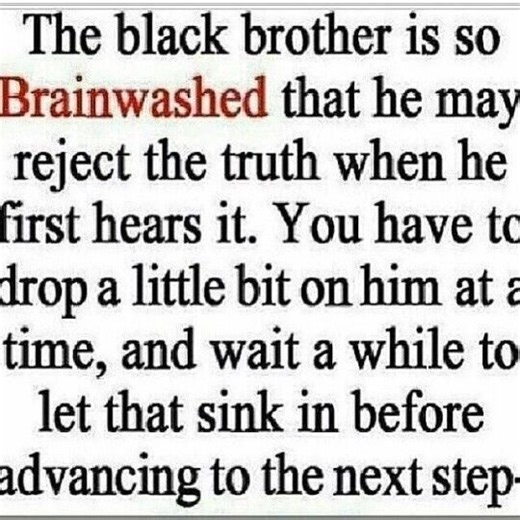 REVERSING THE BRAINWASHING FROM SYSTEMATIC TRAUMA & PROGRAMMING IS NOT ONLY A TOUGH ONE BUT ITS ALSO A LONG ONE!!!!! BUT DROPPING JEWELS OF KNOWLEDGE HERE & THERE ACTS ON THE SUBCONSCIOUS WHETHER A PERSON IS AWARE OF IT OR NOT!!!!! THATS WHEN THE DEPROGRAMMING STARTS & THE REPROGRAMMING BEGINS!!!!!!!!!!! THE BRUTHA IS THE LEADER.... THE BRUTHA IS THE MOST LOGICAL.... EVERYBODY FOLLOWS THE THE BRUTHA!!!!! CONDITION THE BRUTHA & EVERYONE ELSE FOLLOWS SUIT!!! #EACHONETEACHONE #BRO2BRO | Marley Solo