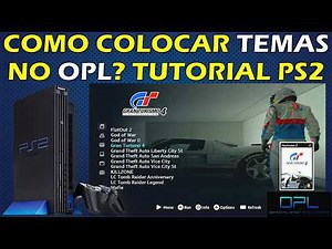 How to install custom themes in OPL? Complete PS2 tutorial.
