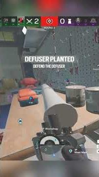 This is why solid snake is the best R6 operator!