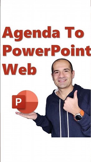 🖥 How to create a PowerPoint presentation based on an agenda #Shorts