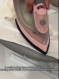 Foldable Mini Ironing Board for Tabletop, Portable Heat-Resistant Clothes Ironing Accessory with Peony Flower Design (10.35 x 4.33 x 1.18 inches)