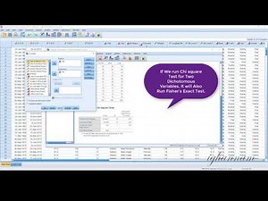Crosstabs, Chi Square, Fisher's Exact, and Odds Ratio Tests in SPSS