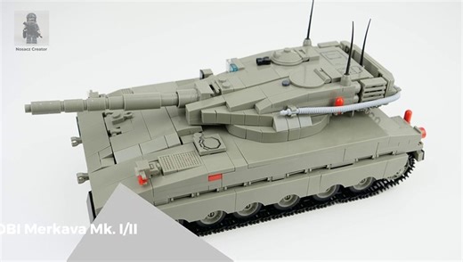 COBI Armed Forces | 2621 --- Merkava Mk. I/II --- unboxing and pure build --- part 2