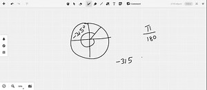SOLVED:Convert each degree measure to radians. Leave answers as multiples of π. See Examples 1(a) and I(b) -315^∘