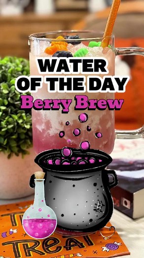 Halloween Hydrating Brew with Berry Punch and Ginger Ale