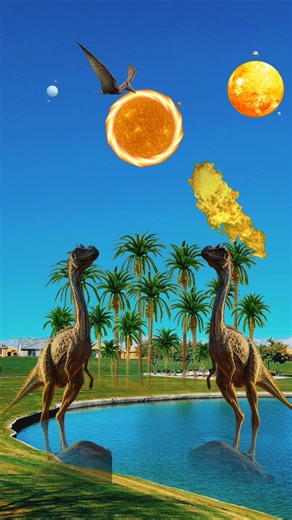 जब सूर्य ग्रह पृथ्वी से टकराता है |