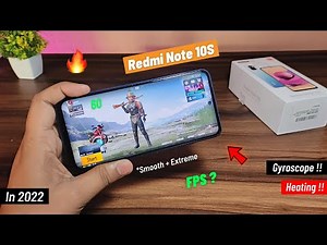 Redmi Note 10s Bgmi Test,60 fps,heating || Redmi Note 10s gaming test (2022)