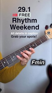 FREE Rhythm Weekend — Jan 29–Feb 2 4 days of focused rhythm practice live mentorship with Ran. Build real rhythmic control and feel solid in your groove. Final day: exclusive bass-building live workshop with Ran. | Bass Pro