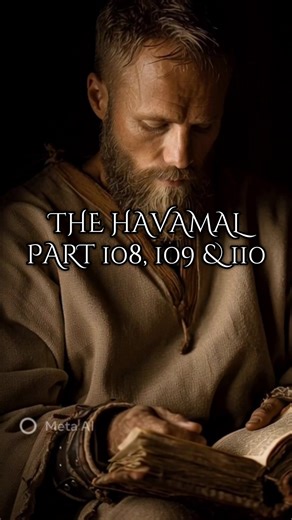 Enjoy another reading of the amazing Havamal! Wanderers version by Jackson Crawford edition. Reading parts 108, 109 & 110 🖤 #havamal #pagan #paganism #pagantok #norsemythology