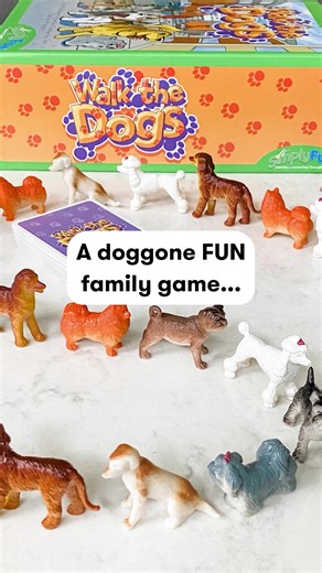 Walk the Dogs is great family fun that reinforces basic math skills. Kids won't even notice that they're learning! | SimplyFun