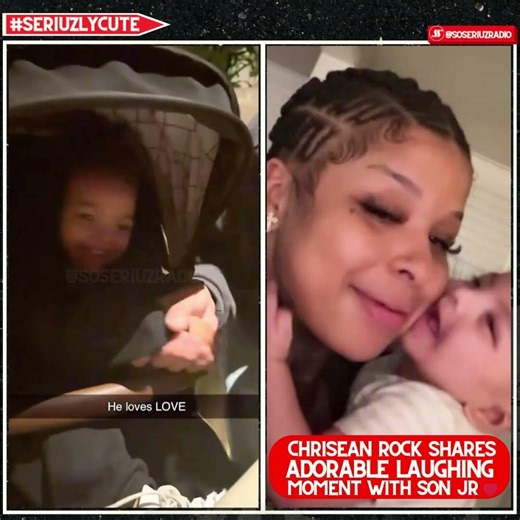 CHRISEAN JR CAUGHT ON CAMERA HAVING A LAUGHING FIT!!!!!!