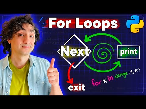 Python For Loops (Visually Explained) | #Python Course 17