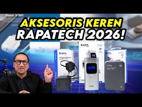 Aksesoris Keren! Power Bank Wireless Kencang & Charger dgn Kabel Rollable - Update Produk RAPAtech