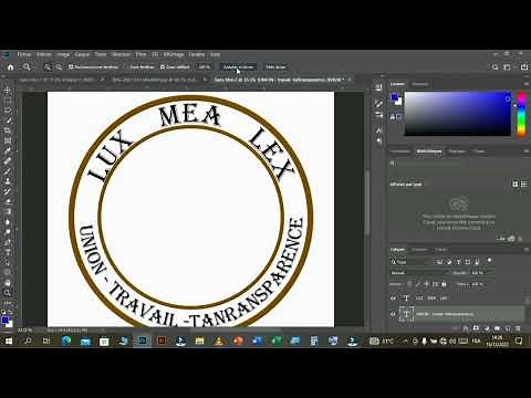 comment créer un logo avec Photoshop tutoriel 2023