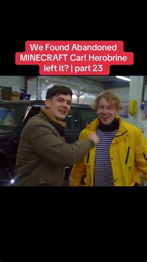 We Found Abandoned MINECRAFT Car! Herobrine left it? | part 23