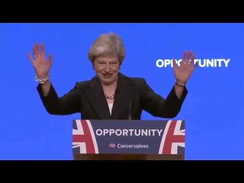 Theresa May shows off her Abba dance moves
