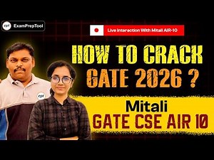 HOW TO CRACK GATE 2026 | LIVE INTERACTION WITH TOPPER  | MITALI  AIR-10 | ExamPrepTool