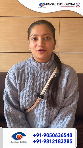 Bansal Eye Hospital Ambala on Instagram: "She choose Bansal Eye Hospital for specs removal with HDV 2.0 iDesign Refractive Studio 👁️✨ ✔ Trusted in Eye Care for 40+ Years | Ambala, Haryana ✔ 20,000+ successful surgeries ✔ PGI-trained surgeons ✔ Advanced & painless technology 📞 Call us at +91-9050636540 | Book your FREE consultation today 📍 Visit Bansal Eye Hospital, Ambala 🌐Learn more - http://bansaleyelasik.com #SpecsRemoval #LASIK #BansalEyeHospital #lasiksurgery #specsremoval #eyelasersurg