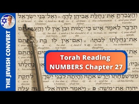 Torah Reading | Numbers Chapter 27 in Hebrew with English Translation