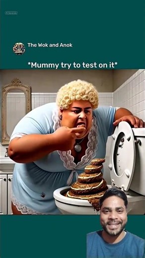 ✨ Special moment when your mom trusts you… but the toilet flush doesn’t! 🤣🚽💀 #funnyai #toiletcomedy