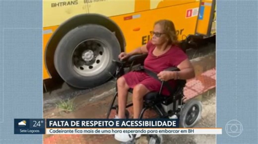 Cadeirante espera mais de uma hora para embarcar
