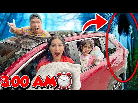 24 HOURS IN THE CAR... EMILY APPEARED 😰 Karla Bustillos