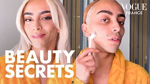5.5K views · 18 reactions | Il y a un mois, il révélait son troisième et nouvel album "Théorème". Aujourd’hui, en exclusivité pour Vogue, Bilal Hassani nous dévoile sa routine beauté du soir. Avec sincérité et transparence, il nous livre les meilleures formules dont il ne peut pas se passer avant d’aller se coucher… | Vogue France | Facebook