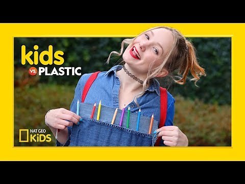 DIY Repurposed Jeans Pencil Case | Kids Vs. Plastic