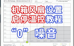 机箱风扇智能启停温控实现0噪音 Fan Control