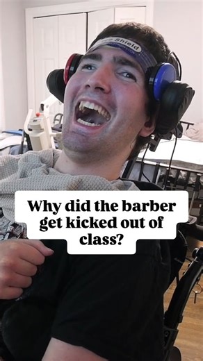 Beamin' Benny on Instagram: "✂️😂 #dadjoke #silly #cringe #laugh"