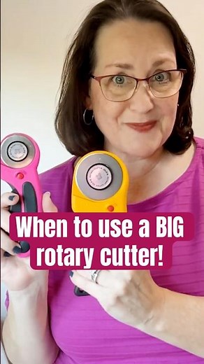 When to use a 60 mm Rotary Blade - Sewing Tips for Beginners