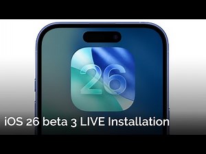 iOS 26 Beta 3 LIVE Installation!