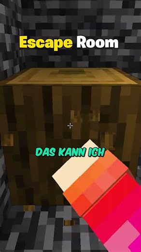 I was trapped in this escape room... 💀 #minecraft #comedy