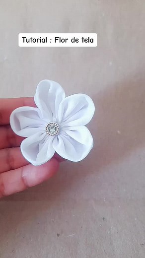Tutorial: Flor de Tela Paso a Paso