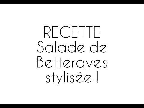 Recette - Salade de betteraves rouges - Facile et Délicieuse !