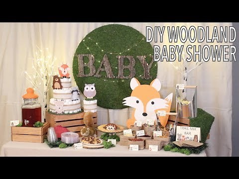 DIY Woodland Baby Shower | Baby Shower Planning Tips