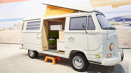 Two guys built this 400,000-brick Lego VW Type 2 van in six weeks