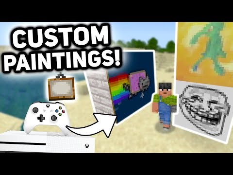 NEW How To Get CUSTOM PAINTINGS on Minecraft Xbox! EASY Any Image! ModMate Painting Editor!