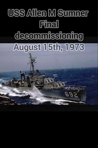 USS Allen M Sumner 1944-1974
